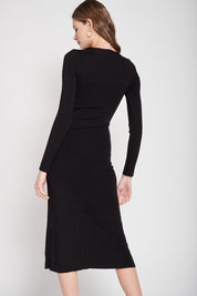 Women's Square Neck Midi Dress