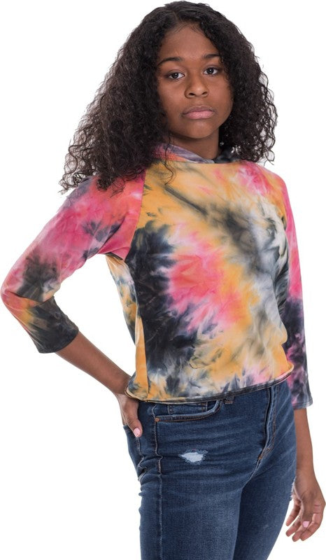 KIDS TIE - DYE HOODIE