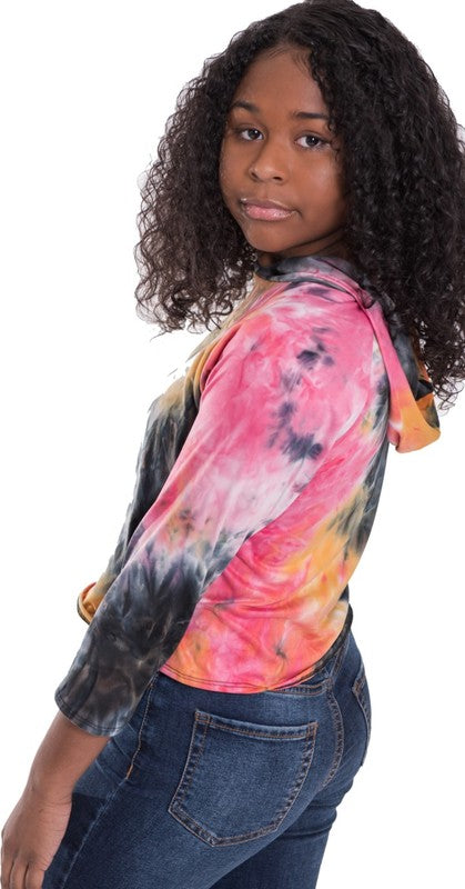 KIDS TIE - DYE HOODIE