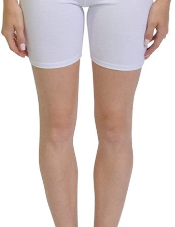 JUNIORS COTTON BIKER SHORTS