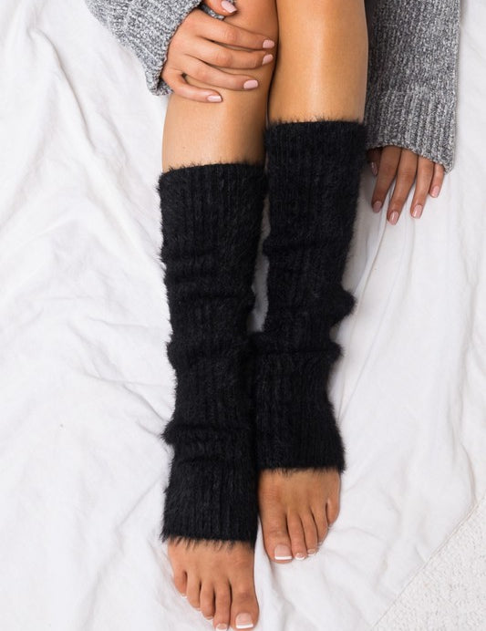 Women's Eyelash Design Soft Acrylic Leg Warmers