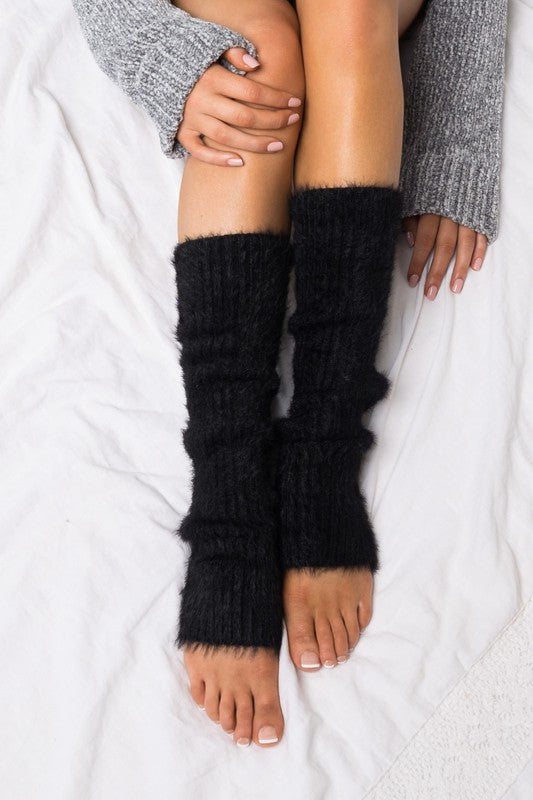 Women's Eyelash Design Soft Acrylic Leg Warmers