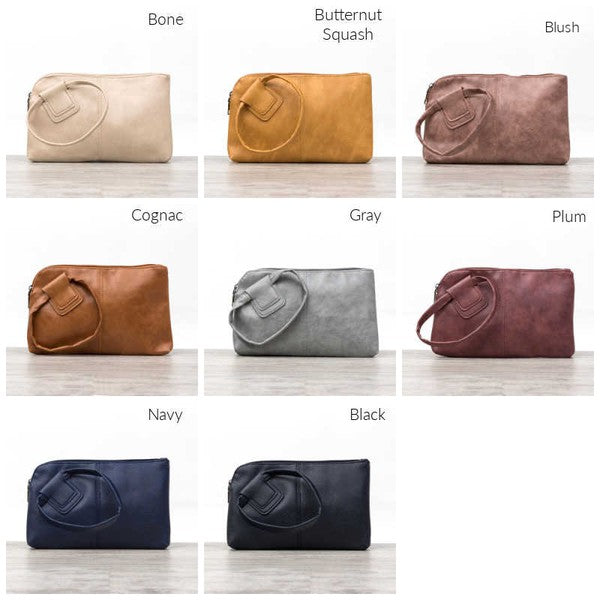 Women's O Ring Wristlet Mini Clutch