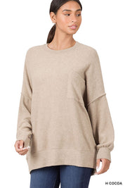 Women's Oversized Drop Shoulder Sweater