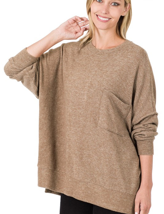 Women's Oversized Drop Shoulder Sweater