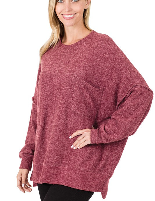 Women's Oversized Drop Shoulder Sweater