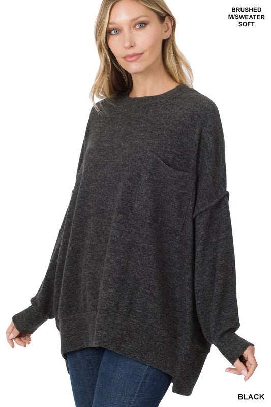 Women's Oversized Drop Shoulder Sweater