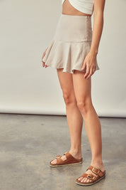 Women's Checkered A-Line Skort