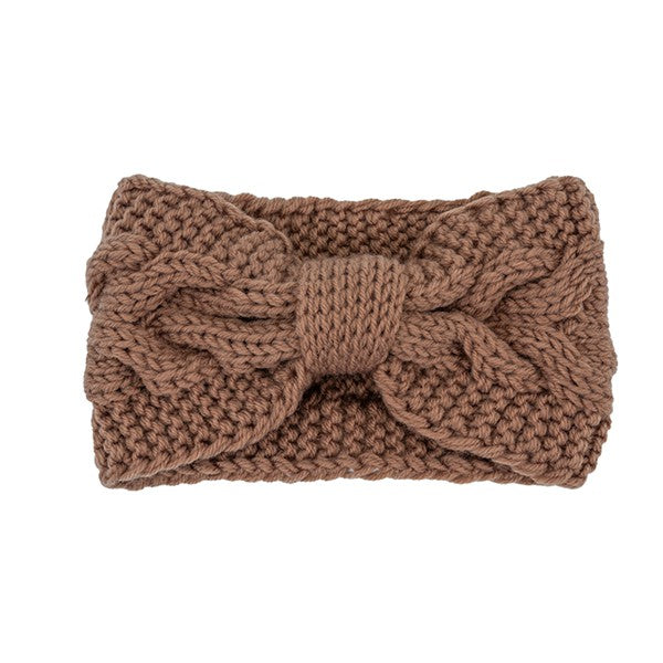 Women's Casual Crochet Bow Twisted Headband