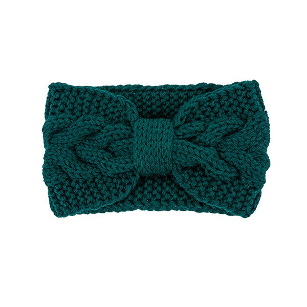 Women's Casual Crochet Bow Twisted Headband