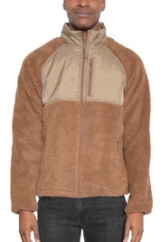 Men's Full Zip Sherpa Fleece Jacket