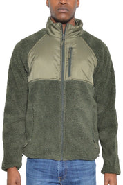 Men's Full Zip Sherpa Fleece Jacket