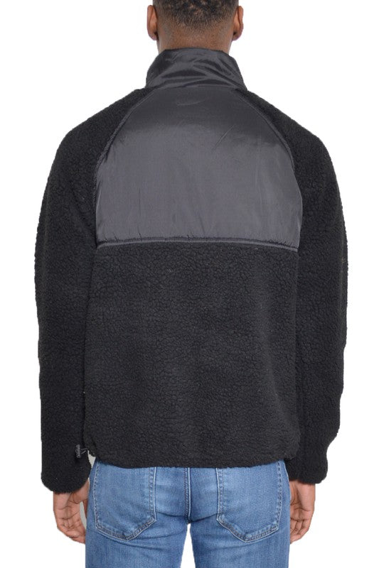 Men's Full Zip Sherpa Fleece Jacket