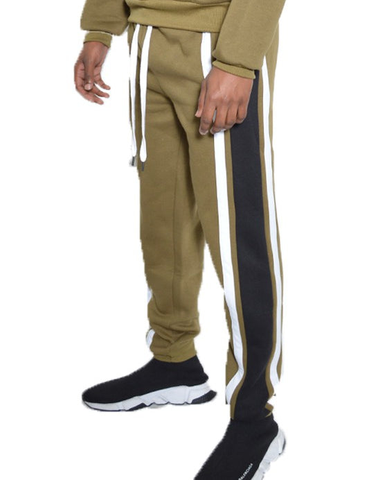 3 STRIPE COLOR BLOCK SWEAT PANTS