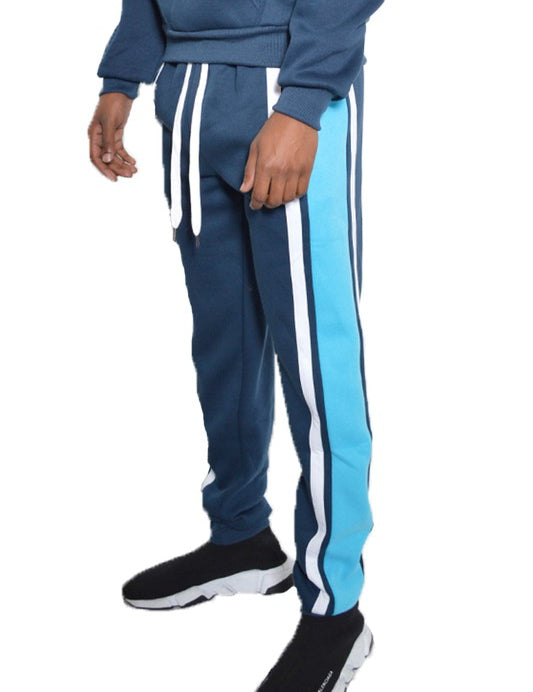 3 STRIPE COLOR BLOCK SWEAT PANTS