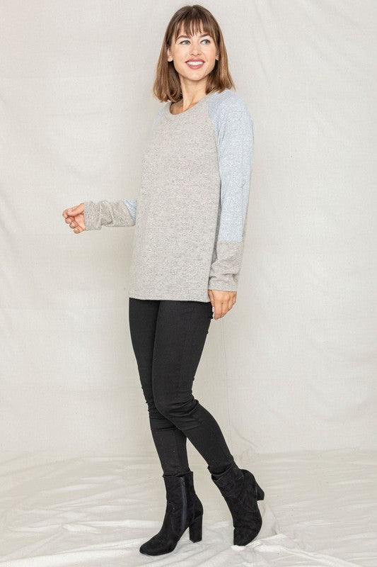 Women's Two Tone Raglan Tunic