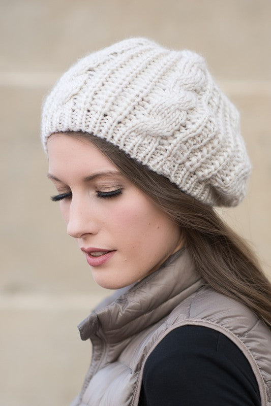 Women's Slouchy Knit Beret Beanie