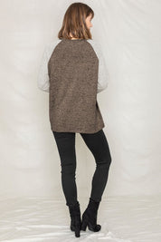 Women's Two Tone Raglan Tunic