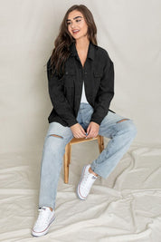 Women's Oversized Corduroy Jacket