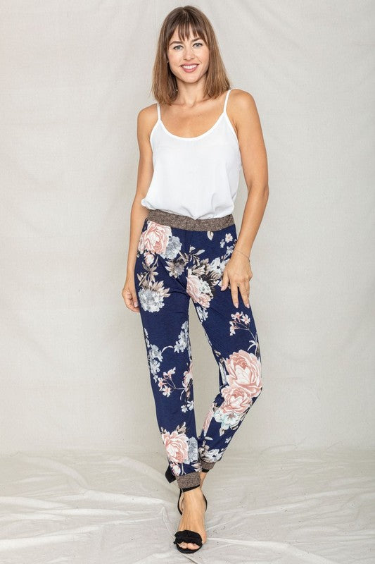 Rose Print Jogger