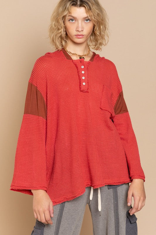 Women's Bell Sleeve Oversized Sweater Top