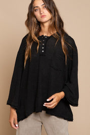 Women's Bell Sleeve Oversized Sweater Top