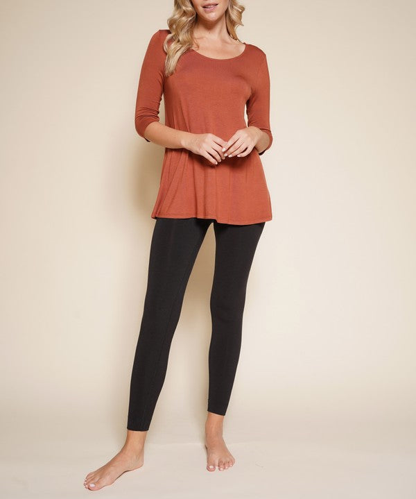 Women's Bamboo Elbow Sleeve Tunic