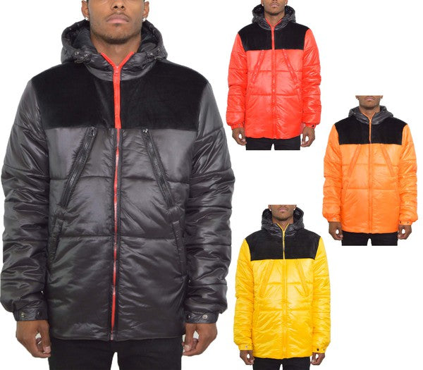 Men's Padded Utility Puffer Jacket