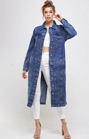 Women's Casual White Non-Stretch Denim Jacket