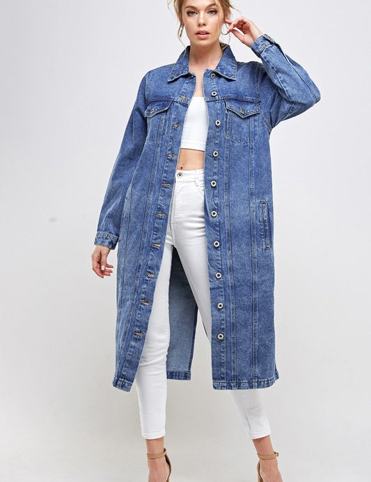 Women's Casual White Non-Stretch Denim Jacket