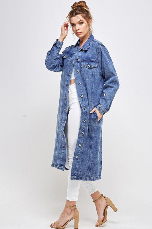 Women's Casual White Non-Stretch Denim Jacket