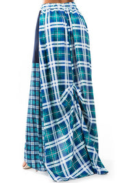 Women's Multi-Layered Maxi Skirt with Elastic Waist