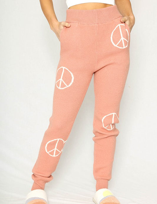 Peace jogger sweatpants