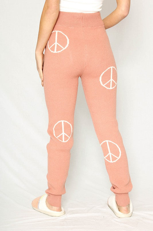 Peace jogger sweatpants