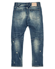 Men's Boro Repair Straight Denim Jeans