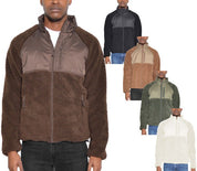 Men's Full Zip Sherpa Fleece Jacket