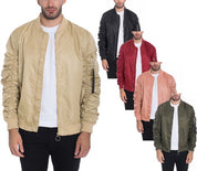 Men's Casual Lined MA-1 Bomber Jacket