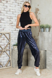 High Quality Sequins Jogger Pants