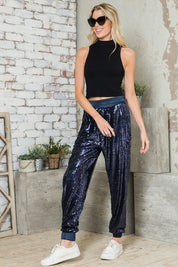 High Quality Sequins Jogger Pants