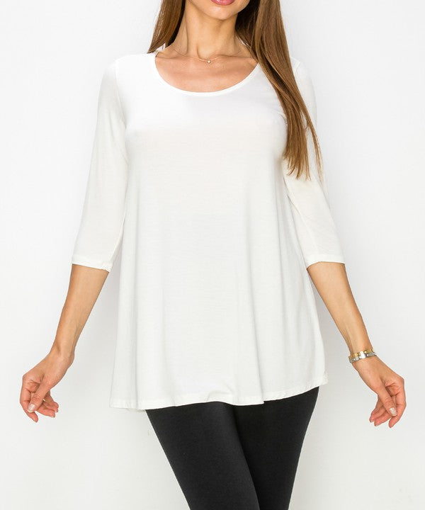 Women's Bamboo Elbow Sleeve Tunic