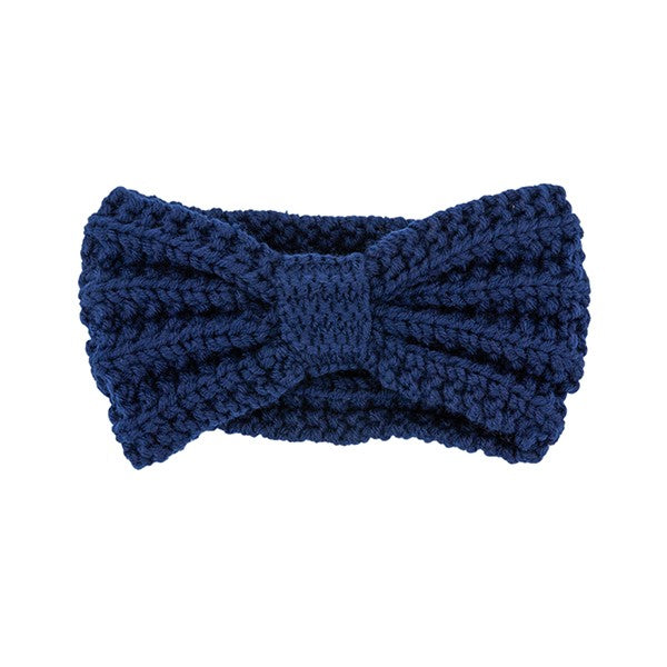 Women's Knitted Bow Winter Headband