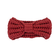 Women's Knitted Bow Winter Headband