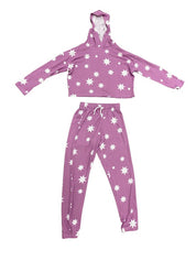 Kids Star Print Hoodie and Jogger Set