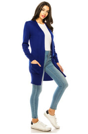 Women's Casual Long Sleeve Knit Cardigan with Pockets