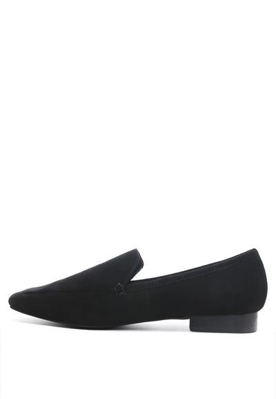 Women's Formal Slip-On Suede Pointed Loafers