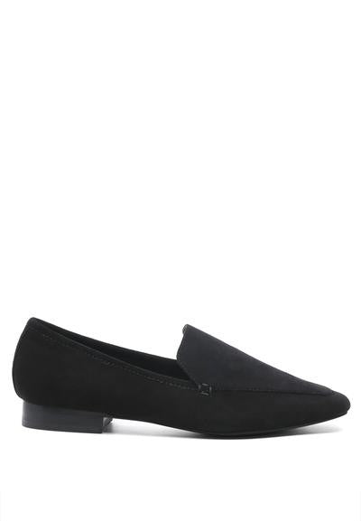 Women's Formal Slip-On Suede Pointed Loafers