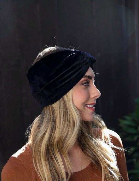 Women's Casual Twisted Velvet Headbands