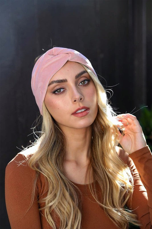 Women's Casual Twisted Velvet Headbands