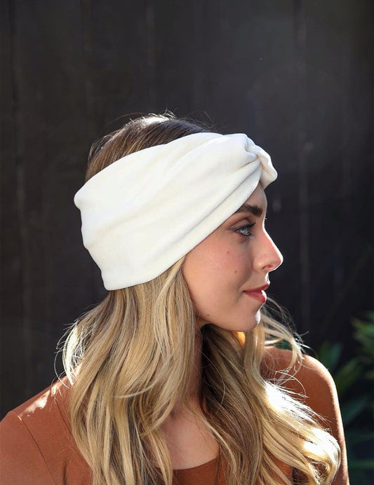 Women's Casual Twisted Velvet Headbands