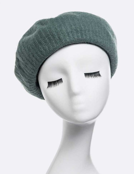 Women's Puffy Soft Wool Blend Beret